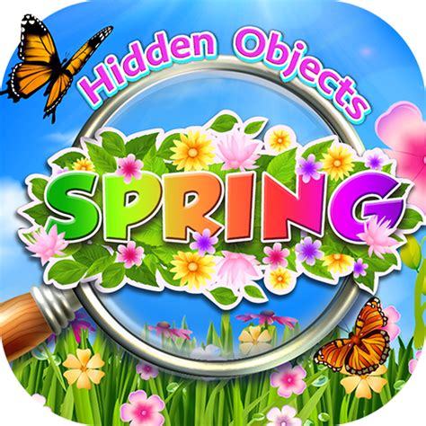Hidden Object Spring Easter Gardens – Seek and Find Objects Puzzle ...