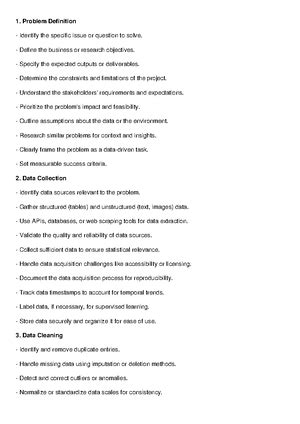 Roles in Data Science Project - Roles in a Data Science Project Data ...