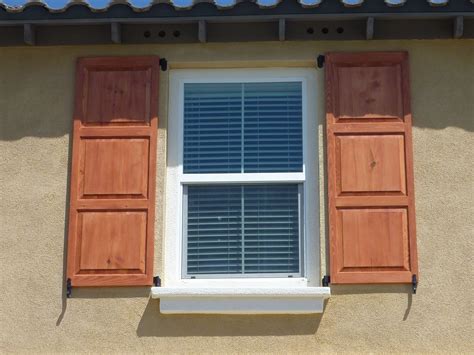 Exterior : Exterior Outdoor Window Shutters Great Rustic Building ...