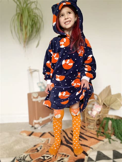 Sleepy Fox Snuggle Hoodie - Fox in a Box