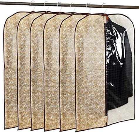 Kuber Industries Metallic Printed Half Transparent Non Woven Men's ...