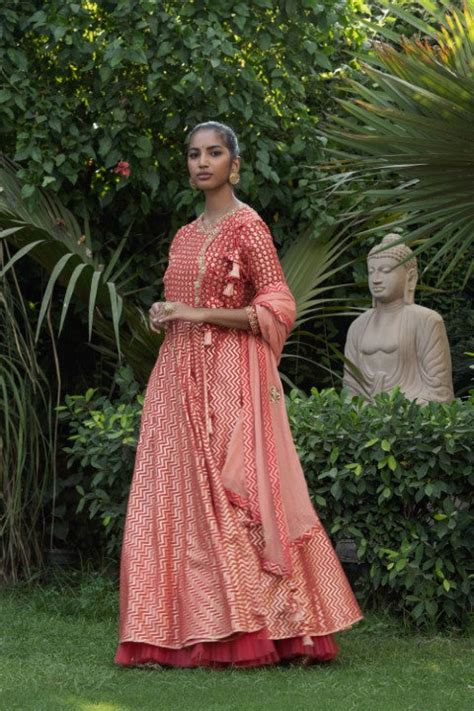 ANGRAKHA KALIDAR WITH DUPATTA AND CHUDIDAR