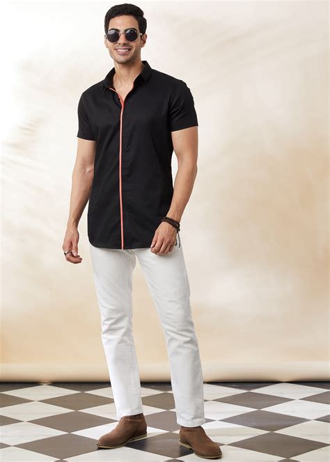 Salmon Drop Shirt – Short Sleeve Shirts for Men | SEVEN