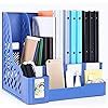 WOODONICK 3 Compartment File Folder Organiser File Holder Desktop File ...