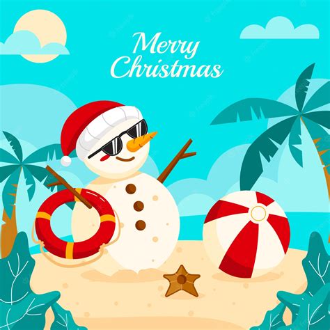 beach christmass #3761083 | Clipart Library