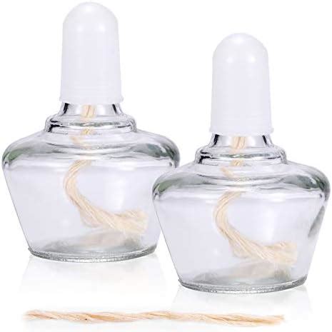 Alcohol Burner Lamp, 2 Pack Glass Lab Bunsen Burners in 150ml/5oz with ...