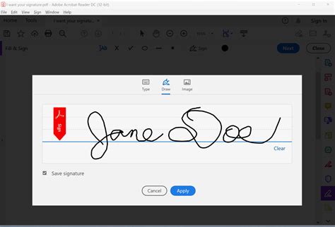 Image result for Adobe PDF Signature