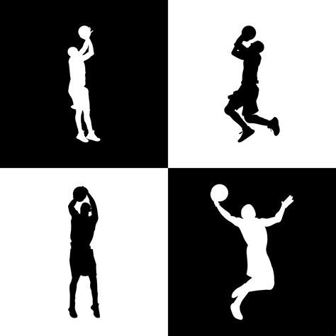 Basketball Shooting Silhouette
