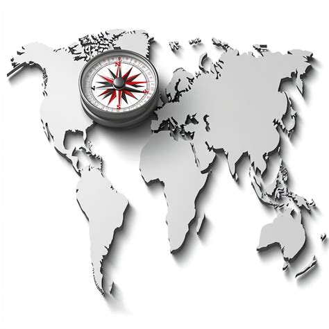 Image result for America Map with Compass