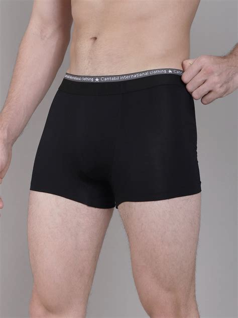 Cantabil Men Pack of 2 Black Brief