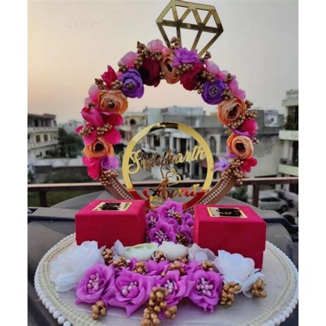 Colorful Ring Platter With Diamond – Sajawat Official