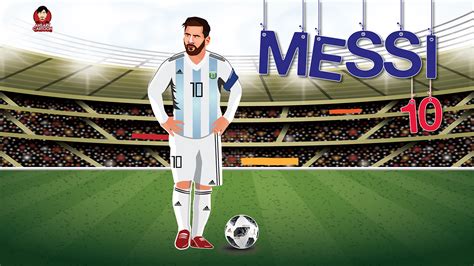 Image result for Messi Cartoon