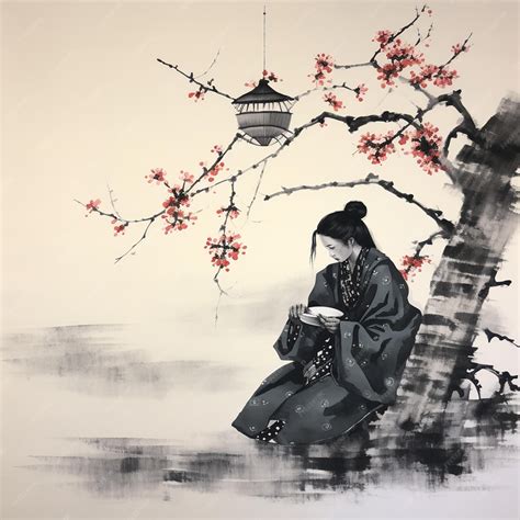 Premium Vector | Japanese vintage art old chinese painting kandinsky ...