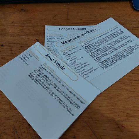 Image result for Printing Recipe Cards On Computer