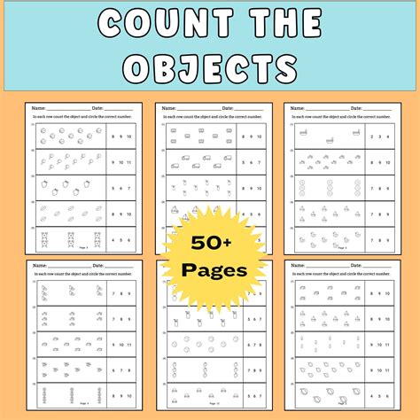 Count the Object Worksheet Pre-k Count Object Worksheet Number Counting ...