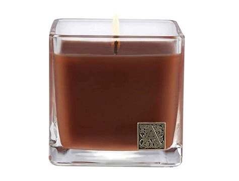 Aromatique + Cinnamon Cider Medium Glass Cube 12oz Candle