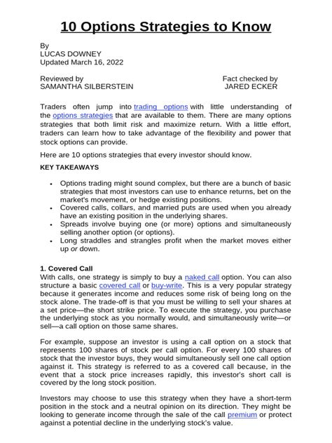 Image result for Options Strategies Explained