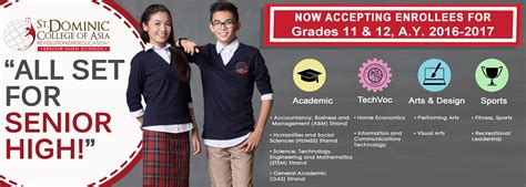 St Dominic College Of Asia Tuition Fee Senior High School - School Walls