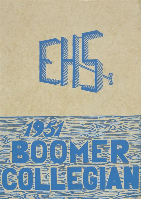 1951 yearbook from El Reno High School from El reno, Oklahoma for sale