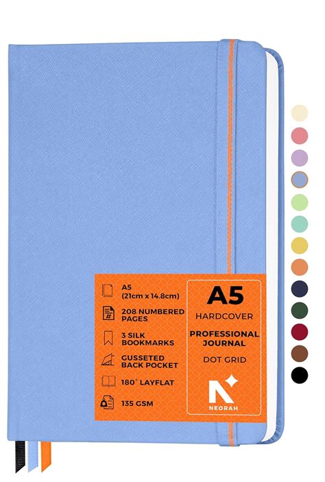 NEORAH - A5 Dot Grid PROFESSIONAL Journal -135 Gsm-(210x148 mm ...