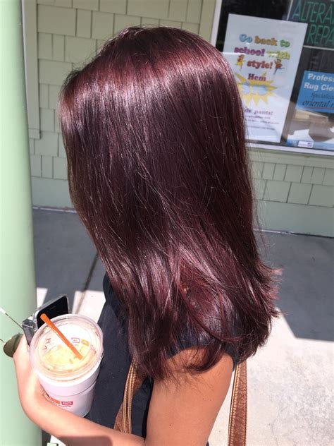 Eggplant hair | Hair color plum, Plum hair, Purple hair