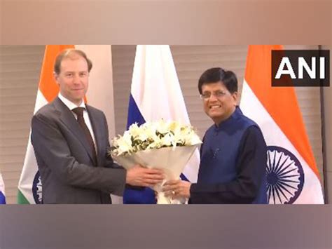 Union Minister Piyush Goyal meets Russian Deputy PM Denis Manturov