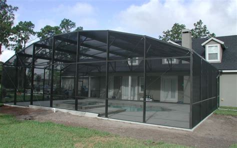 Image result for Pool Screen Enclosure Structure Construction