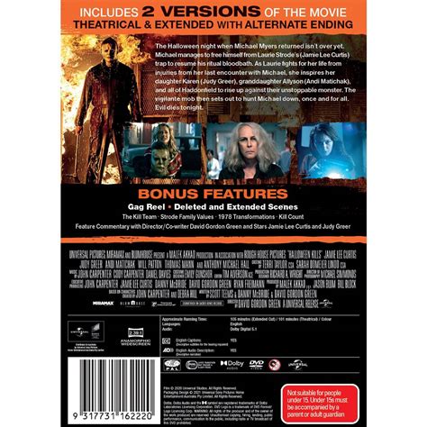 Halloween Kills Dvd Cover at Doris Boss blog