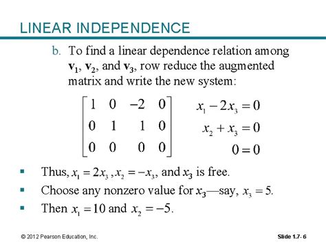 Image result for Linear Dependent Example in Linear Algebra