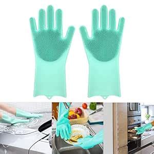 Ahira Multiprapose Dishwashing Rubber Dish Washing with Brush Cleaning ...