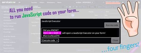 JavaScript Debugger ServiceNow 的图像结果