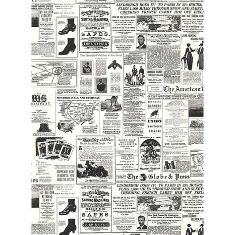 York Wallcoverings Inspired by color Black and White Book 56-sq ft ...