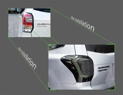 Forester Tail Lights 2013-2016 Forester Tail lamp light LED Tail Light ...