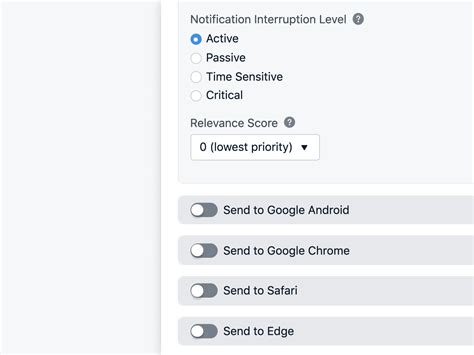 Image result for Push Notification Settings