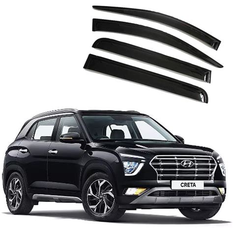 Mayronix Injection Moulded Door Visor Rain/Sun Visor Wind Deflector for ...