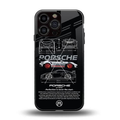 911 GT3 RS Phone Cover for Iphone 15 Pro Max | Glass Case – Mymerchandize