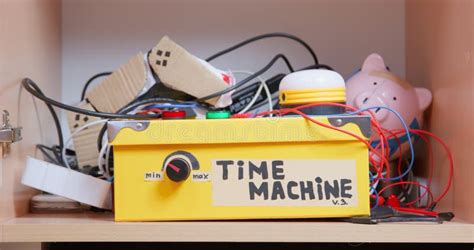 Cabinet Shelf Time Machine Moneybox Experiments with Time Future Past ...