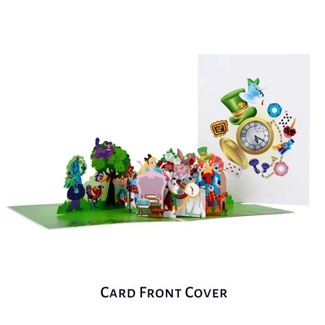 Alice In Wonderland "Mad Hatters Tea Party" Pop Up Card - Alice In ...
