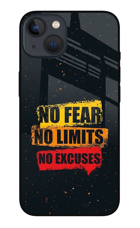 Buy Now No Fear No Limits No Excuse Glass Case for iPhone 13 Mini ...