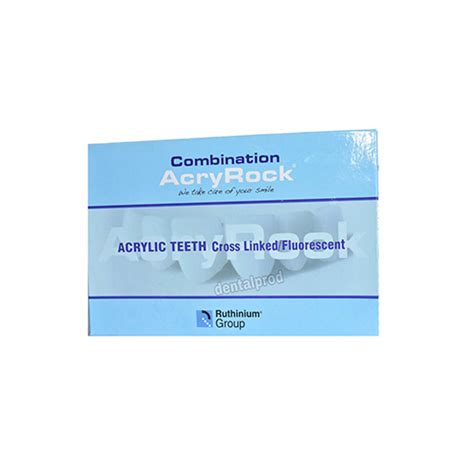Ruthinium Acry Rock Acrylic Dental Teeth Set A1 – Dental Prod
