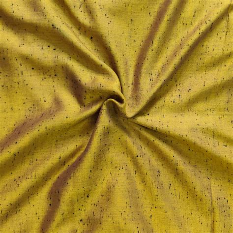 Rayon Dhup Chaav Mustard Textured Fabric – Sanskruti