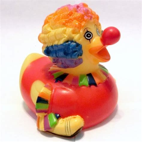 Rubber Clown Duck | Rubber duck, Duck, Rubber ducky