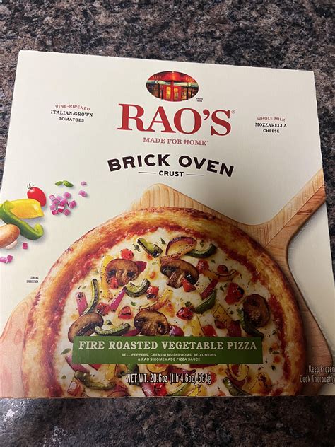 RAO’s Frozen Pizza. Not Perfect, But It’s A Go-To : r/ExpectationVsReality