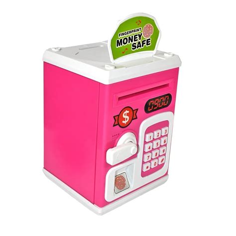 Buy VikriDA Mini Atm Piggy Bank, Money Saving Bank For Real Money Cash ...