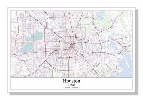 Harris County Wall Map - 2023 – Houston Map Company - Worksheets Library