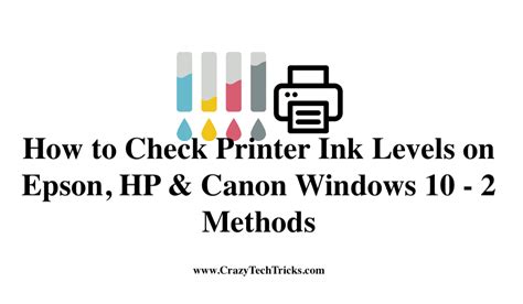 Image result for Check Ink Levels On Computer