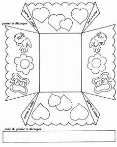 gabarit panier paques bricolages petits paniers a fabriquer gabarit panier paques bricolages petits paniers a fabriquer