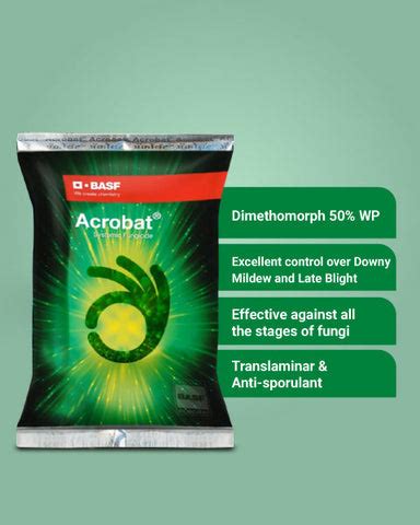 Buy Acrobat Fungicide (Dimethomorph 50% WP) | Downy Mildew & Late ...