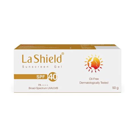 Buy La Shield Sunscreen Gel SPF 40 50g - Cureka