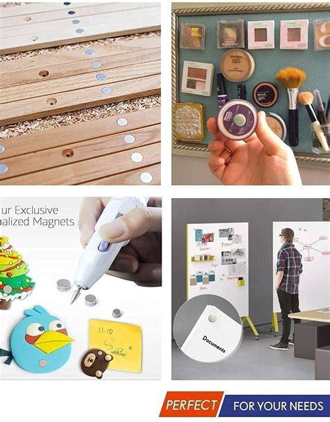 FINDMAG 30 Pcs 10 x 2 mm Whiteboard Magnets, Office Magnets, Dry Erase ...